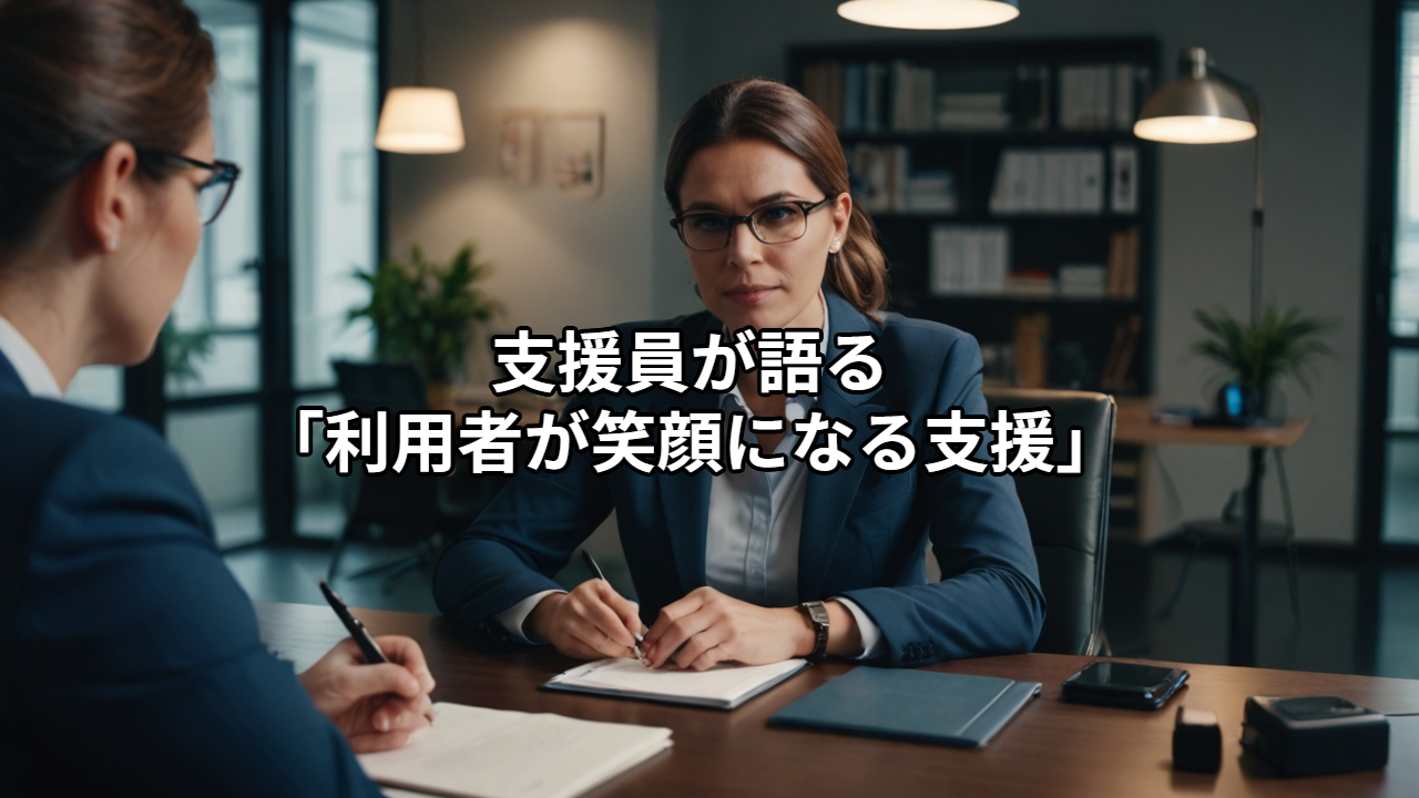 支援員が語る「利用者が笑顔になる支援」のコツ。就労支援B型で大切にしたい関わり方。