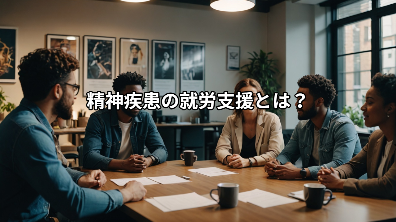 精神疾患の就労支援とは？利用できる制度・支援内容・自分に合った働き方をわかりやすく解説。