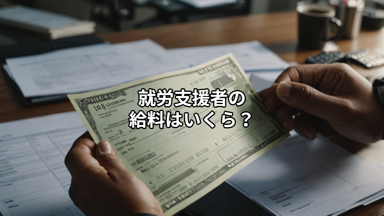 就労支援者の給料はいくら？平均年収・職種別・現実とやりがいをわかりやすく解説