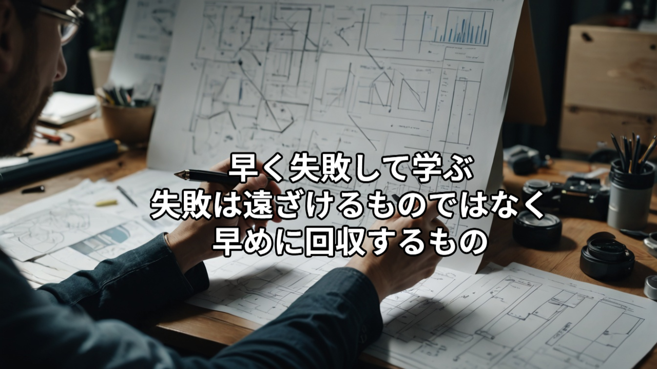 早く失敗して学ぶ──失敗は遠ざけるものではなく、早めに回収するもの
