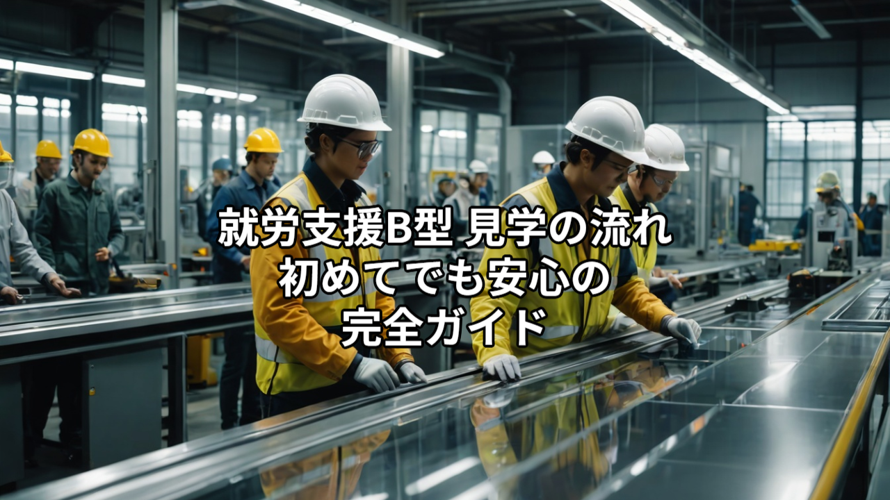 就労支援B型 見学の流れ｜初めてでも安心の完全ガイド