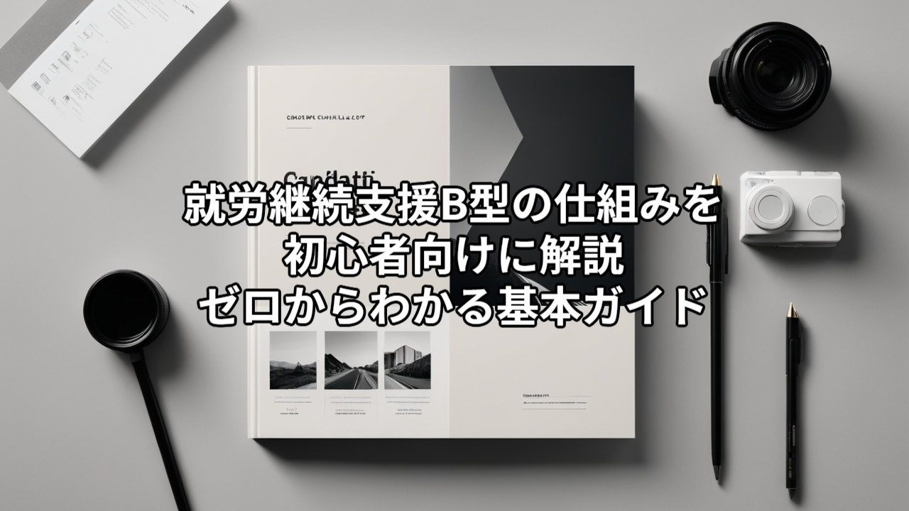 就労継続支援B型の仕組みを初心者向けに解説｜ゼロからわかる基本ガイド