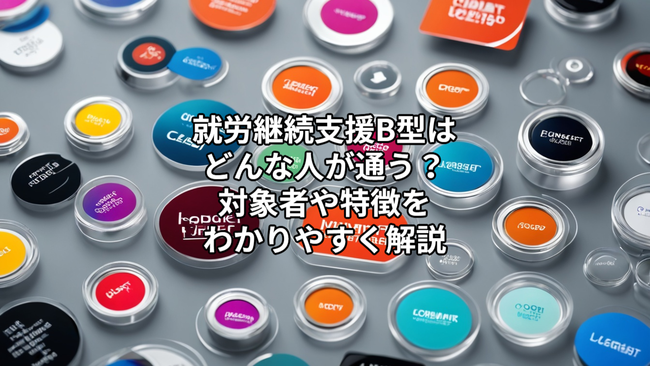 就労継続支援B型はどんな人が通う？対象者や特徴をわかりやすく解説