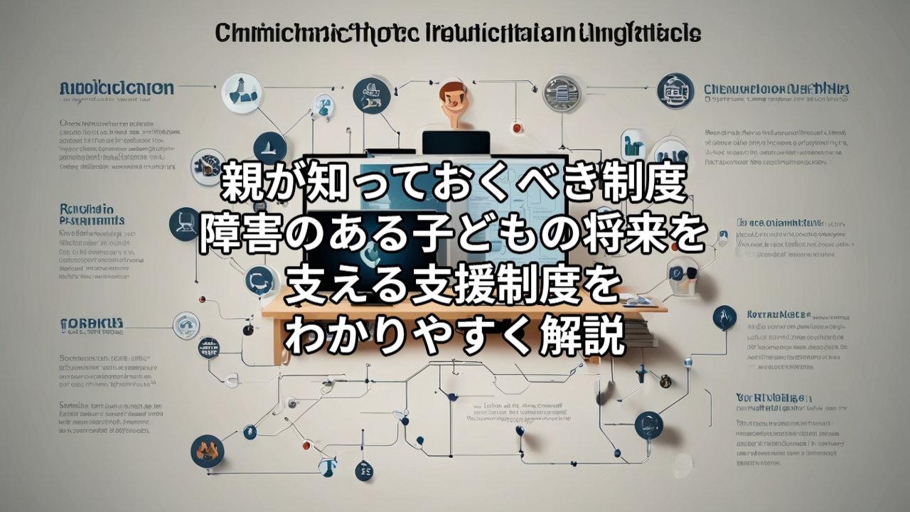 親が知っておくべき制度｜障害のある子どもの将来を支える支援制度をわかりやすく解説