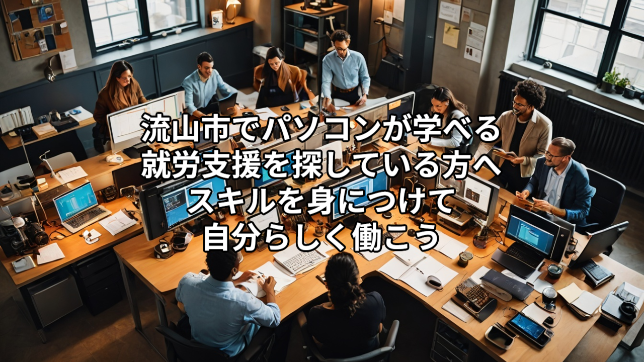 流山市でパソコンが学べる就労支援を探している方へ｜スキルを身につけて自分らしく働こう