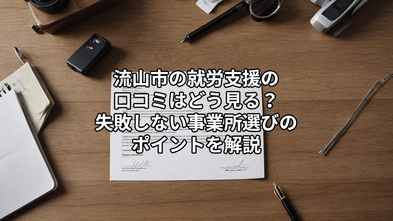 流山市の就労支援の口コミはどう見る？失敗しない事業所選びのポイントを解説