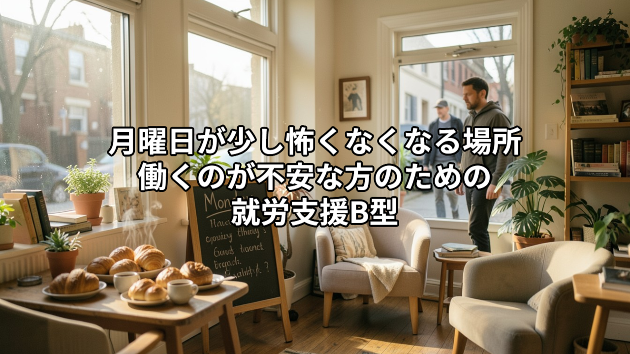 月曜日が少し怖くなくなる場所｜働くのが不安な方のための就労支援B型